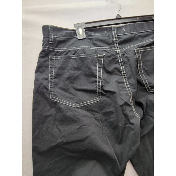 John Varvatos Mens Black Light Weight Slim Fit Button Fly Jeans, Sz 38R - Picture 6 of 9